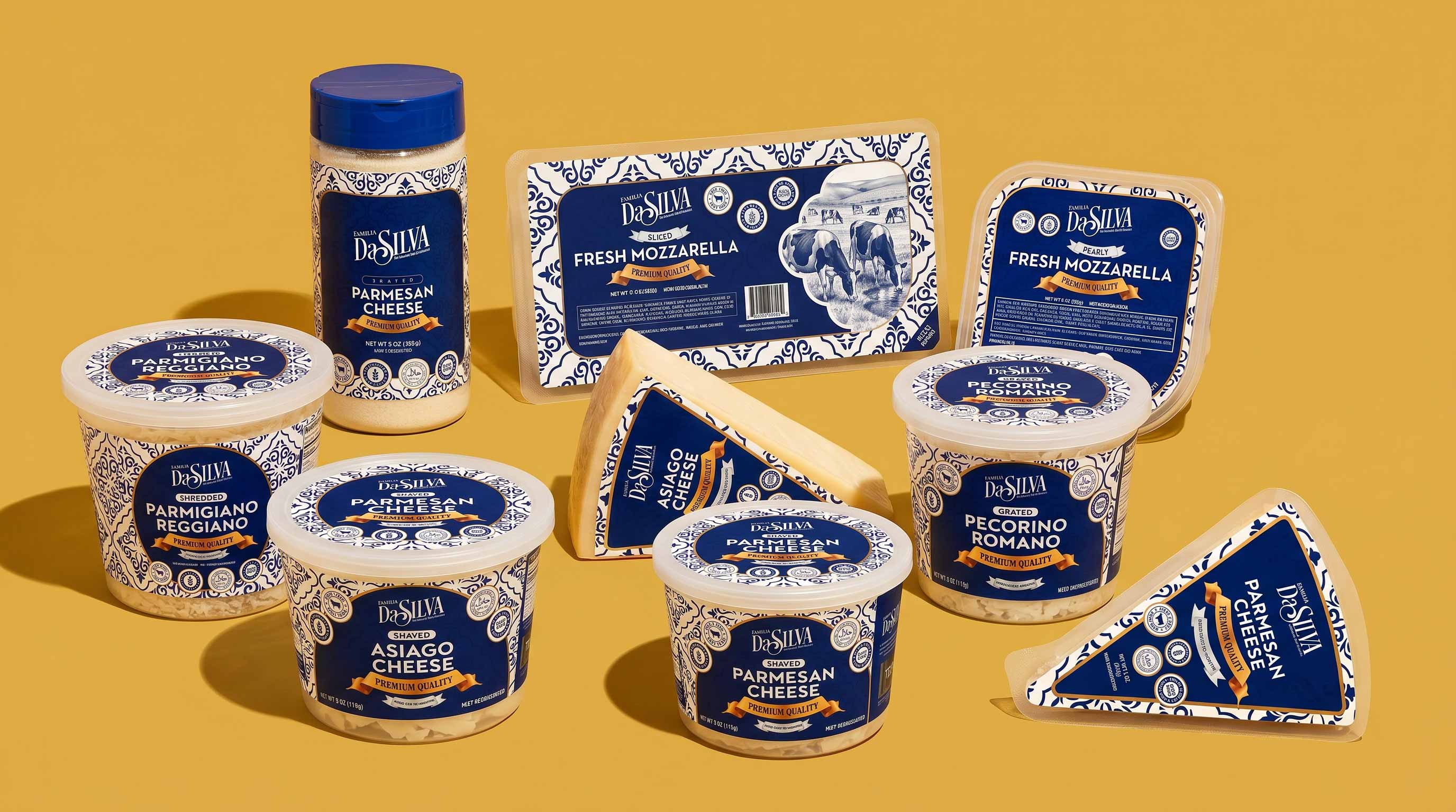 The full DaSilva European cheese family